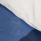 Modern Blue White Stains Comforter Gallery Image 4