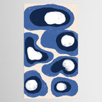 Modern Blue White Stains Tablecloth Gallery Image 2
