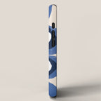 Modern Blue White Stains iPhone Case Gallery Image 2