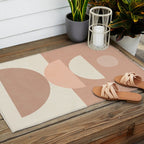 Geometric Shapes 3 Outdoor Rug Gallery Image 2