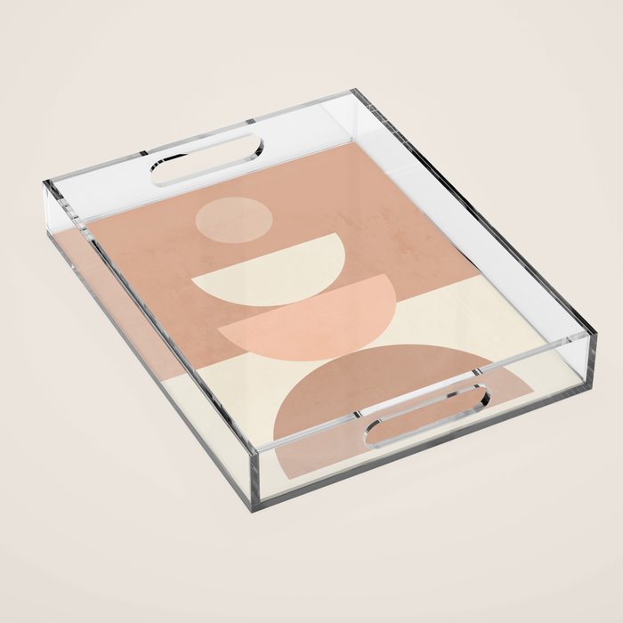 Geometric Shapes 3 Acrylic Tray Gallery Image 1