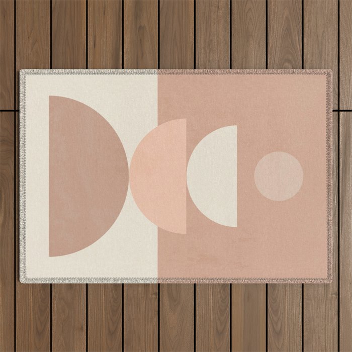 Geometric Shapes 3 Outdoor Rug Gallery Image 1