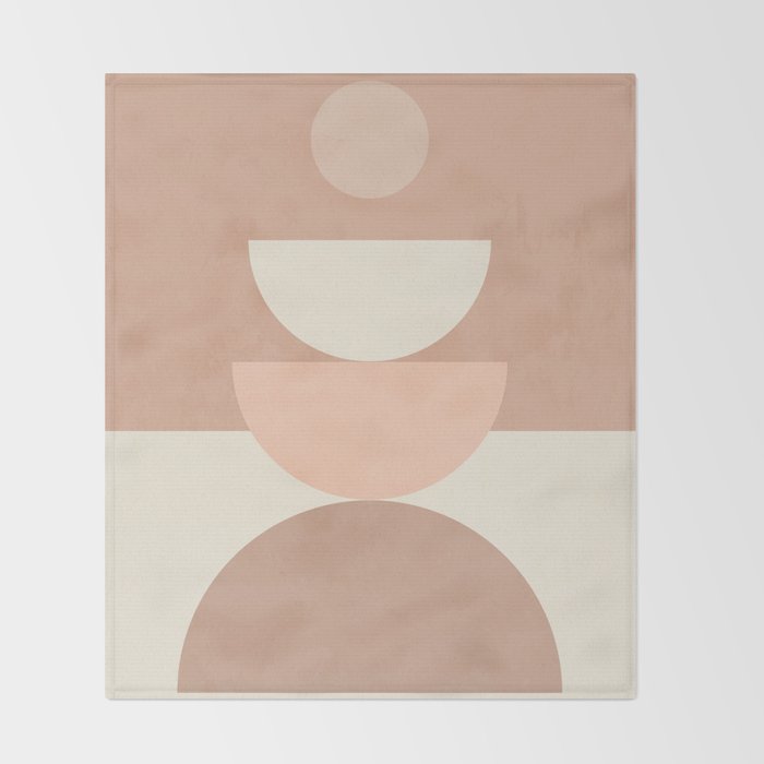 Geometric Shapes 3 Throw Blanket Gallery Image 2