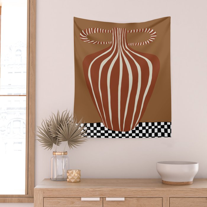 Minimal Pottery 2 Wall Tapestry Gallery Image 2