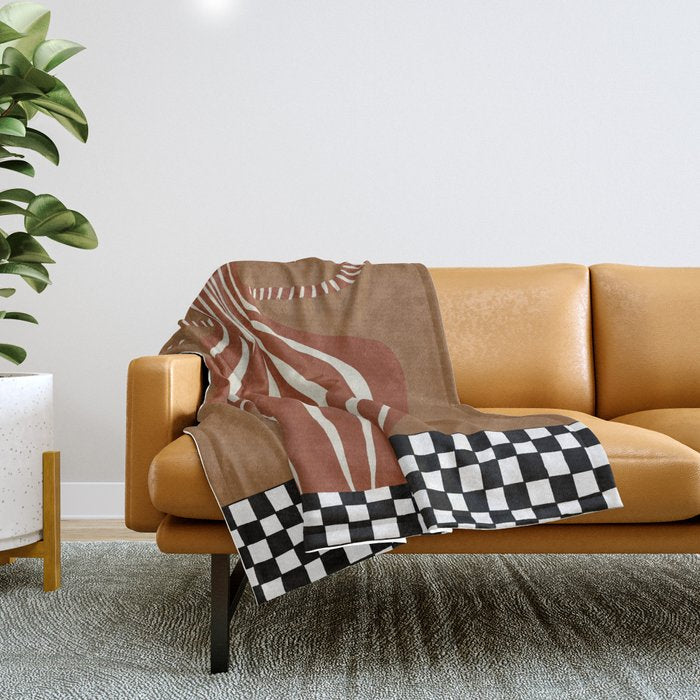 Minimal Pottery 2 Throw Blanket Gallery Image 1