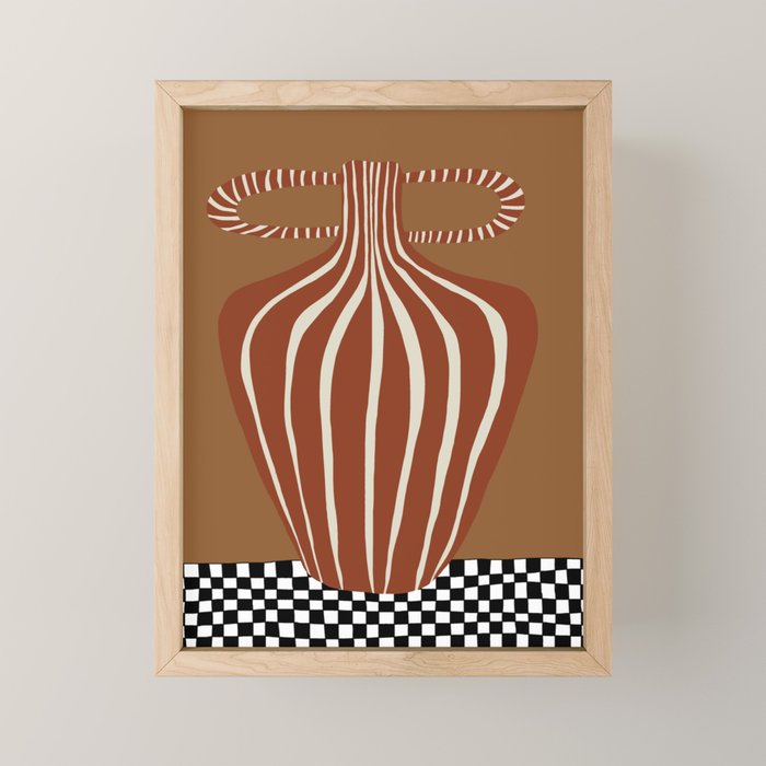 Minimal Pottery 2 Mini Art Print Gallery Image 1