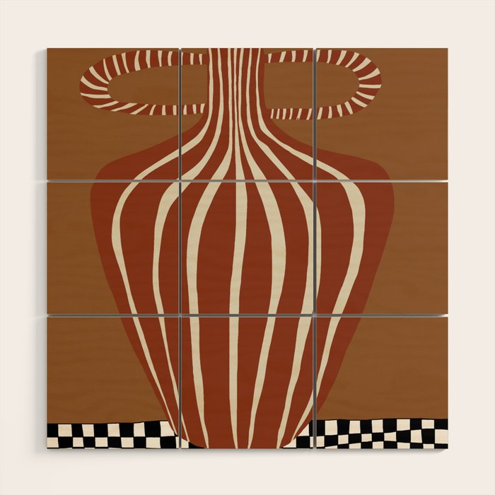 Minimal Pottery 2 Wood Wall Art Gallery Image 1