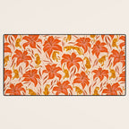 Tigers & Tiger Lilies - Retro Desk Mat Gallery Image 3