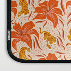 Tigers & Tiger Lilies - Retro Laptop Sleeve Gallery Image 3