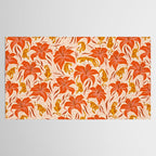 Tigers & Tiger Lilies - Retro Tablecloth Gallery Image 2