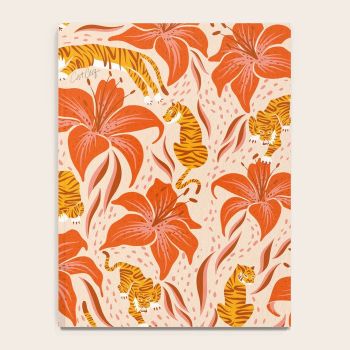 Tigers & Tiger Lilies - Retro Notebook Gallery Image 4
