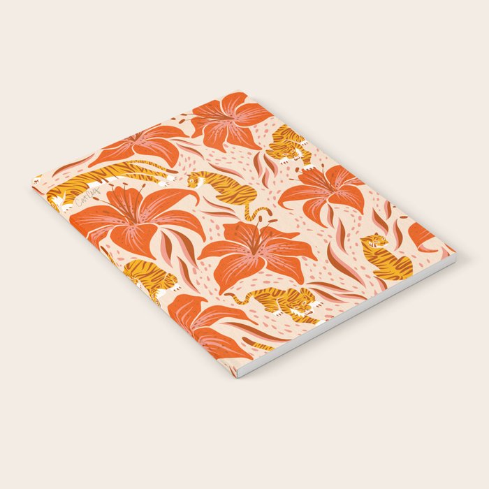 Tigers & Tiger Lilies - Retro Notebook Gallery Image 2