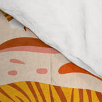 Tigers & Tiger Lilies - Retro Comforter Gallery Image 4