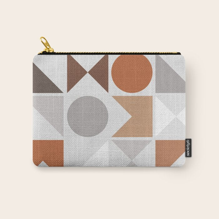 Mid Century Modern Geometric 16 Carry All Pouch Gallery Image 1