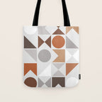 Mid Century Modern Geometric 16 Tote Bag Gallery Image 1