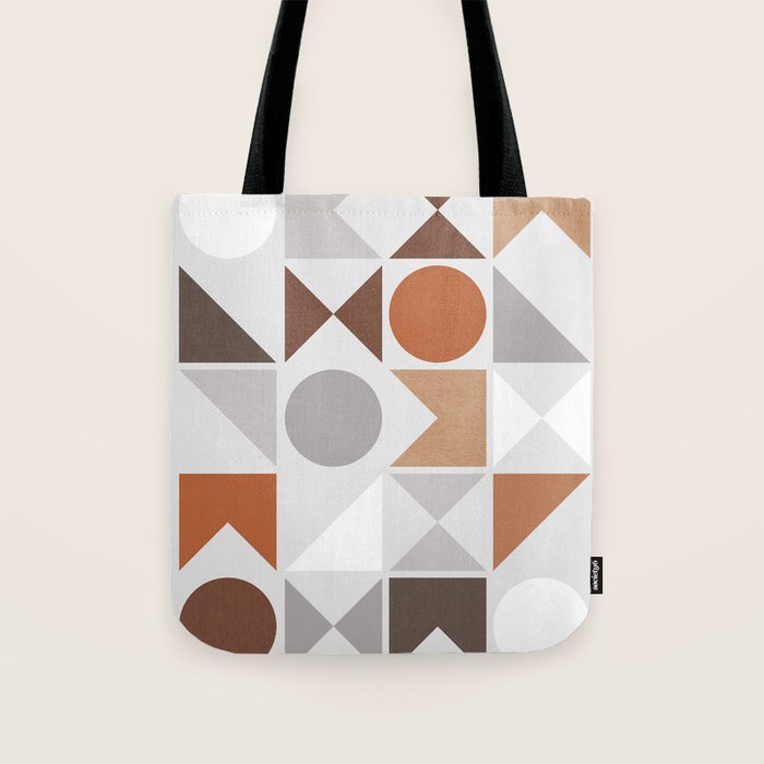 Mid Century Modern Geometric 16 Tote Bag Gallery Image 1