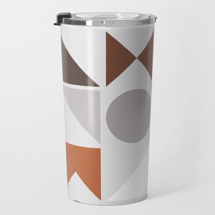 Mid Century Modern Geometric 16 Travel Mug Gallery Image 3