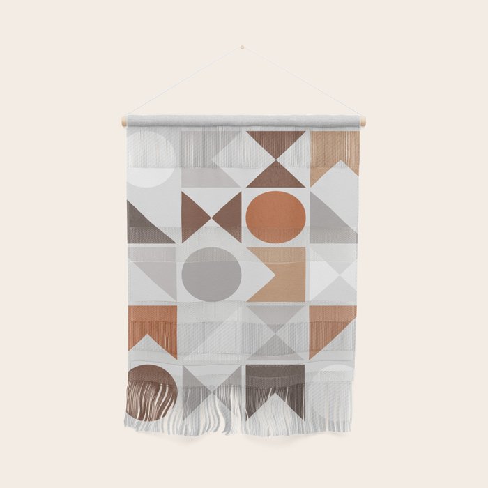 Mid Century Modern Geometric 16 Wall Hanging Gallery Image 1
