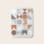 Mid Century Modern Geometric 16 Bath Mat Gallery Image 1