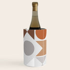 Mid Century Modern Geometric 16 Wine Chiller Gallery Image 1