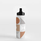 Mid Century Modern Geometric 16 Water Bottle Gallery Image 2
