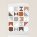 Mid Century Modern Geometric 16 Stationery Card Gallery Image 2