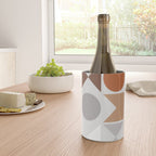 Mid Century Modern Geometric 16 Wine Chiller Gallery Image 4