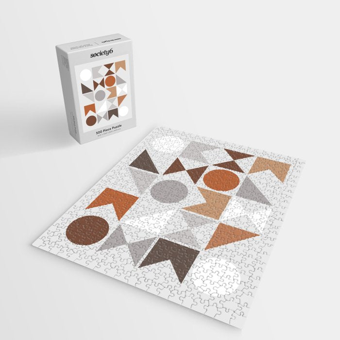 Mid Century Modern Geometric 16 Jigsaw Puzzle Gallery Image 2