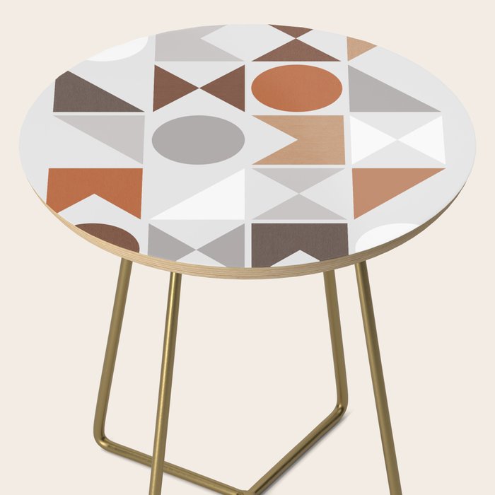 Mid Century Modern Geometric 16 Side Table Gallery Image 2