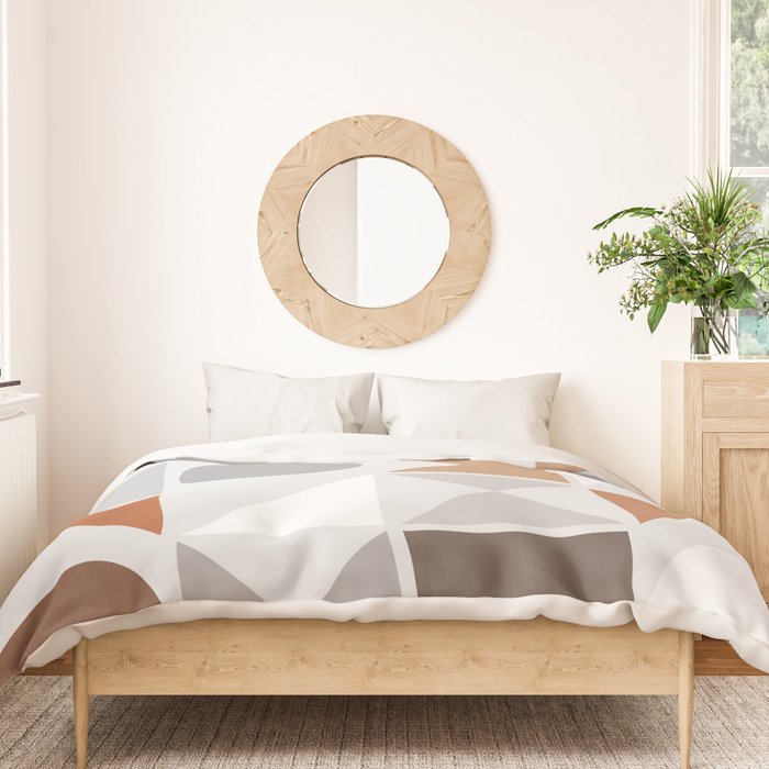 Mid Century Modern Geometric 16 Duvet Cover Gallery Image 3