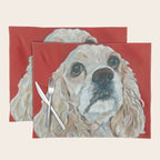 Cocker Spaniel Dog Painting Placemat Gallery Image 1