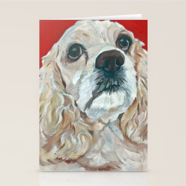 Cocker Spaniel Dog Painting Stationery Card Gallery Image 2
