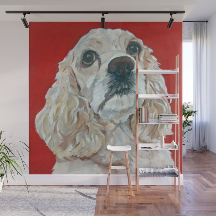 Cocker Spaniel Dog Painting Wall Mural Gallery Image 1