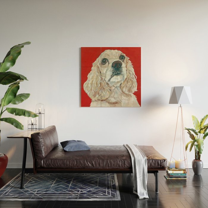 Cocker Spaniel Dog Painting Wood Wall Art Gallery Image 2