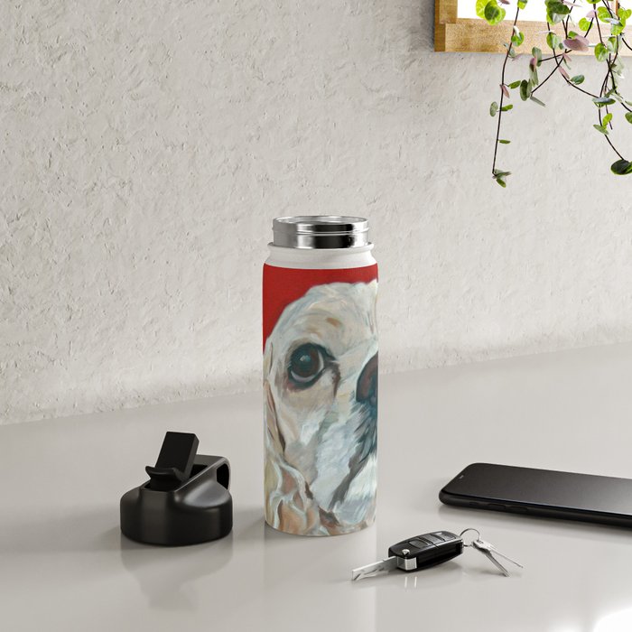 Cocker Spaniel Dog Painting Water Bottle Gallery Image 4