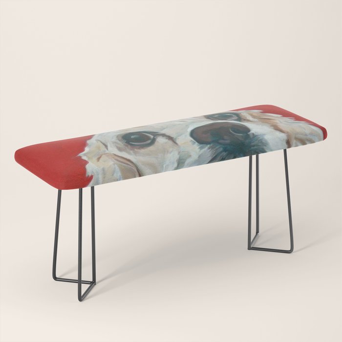 Cocker Spaniel Dog Painting Bench Gallery Image 1