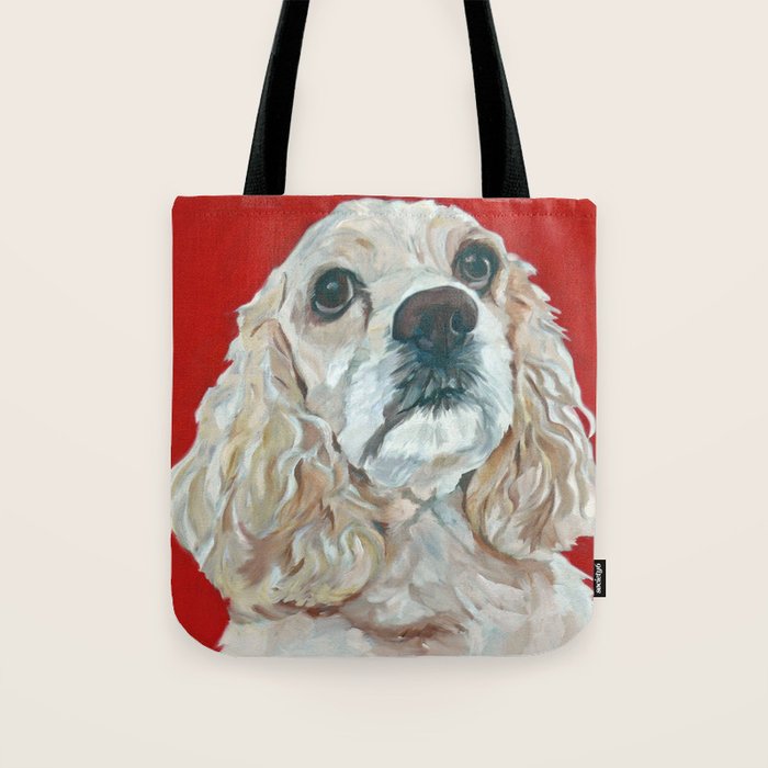 Cocker Spaniel Dog Painting Tote Bag Gallery Image 1