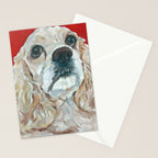 Cocker Spaniel Dog Painting Stationery Card Gallery Image 2