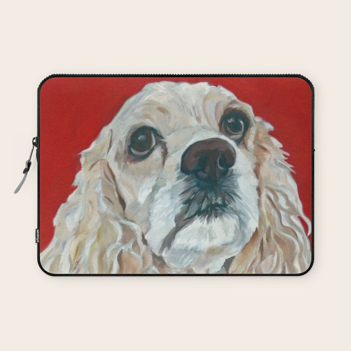 Cocker Spaniel Dog Painting Laptop Sleeve Gallery Image 1