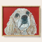 Cocker Spaniel Dog Painting Serving Tray Gallery Image 1