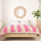 Soft pastel color block Duvet Cover Gallery Image 3