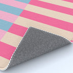 Soft pastel color block Rug Gallery Image 4
