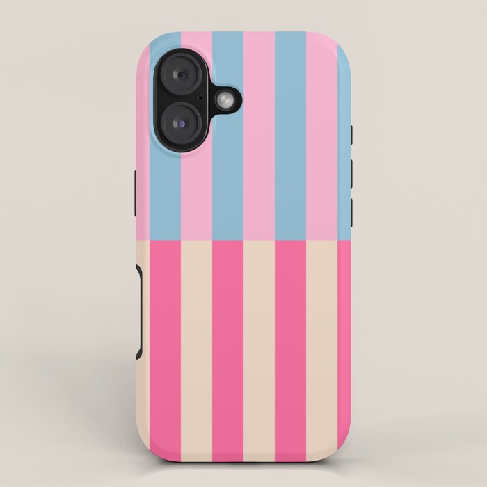 Soft pastel color block iPhone Case Gallery Image 1