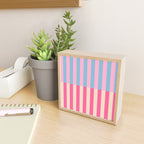 Soft pastel color block Mini Art Print Gallery Image 2