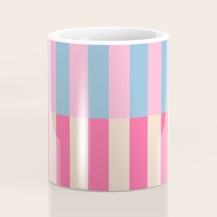 Soft pastel color block Coffee Mug Gallery Image 4