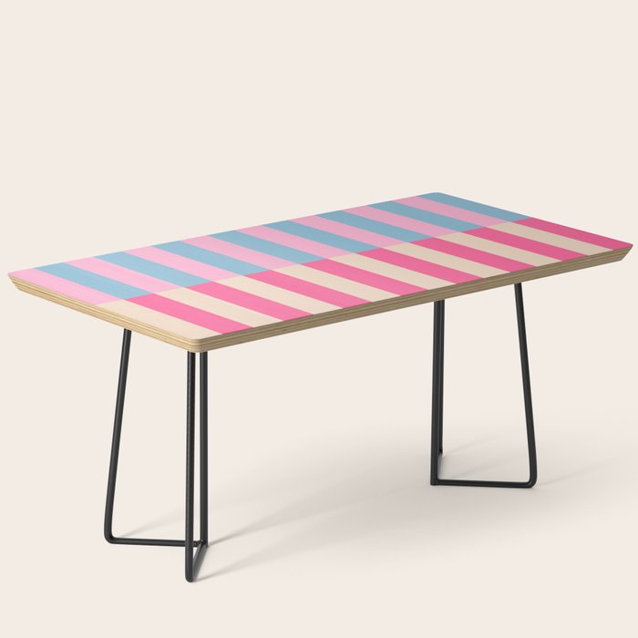 Soft pastel color block Coffee Table Gallery Image 1
