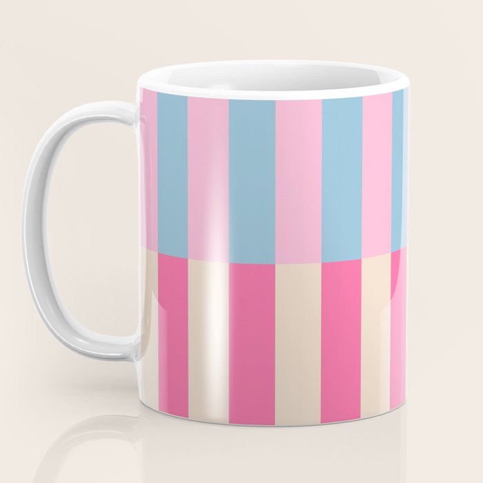 Soft pastel color block Coffee Mug Gallery Image 3