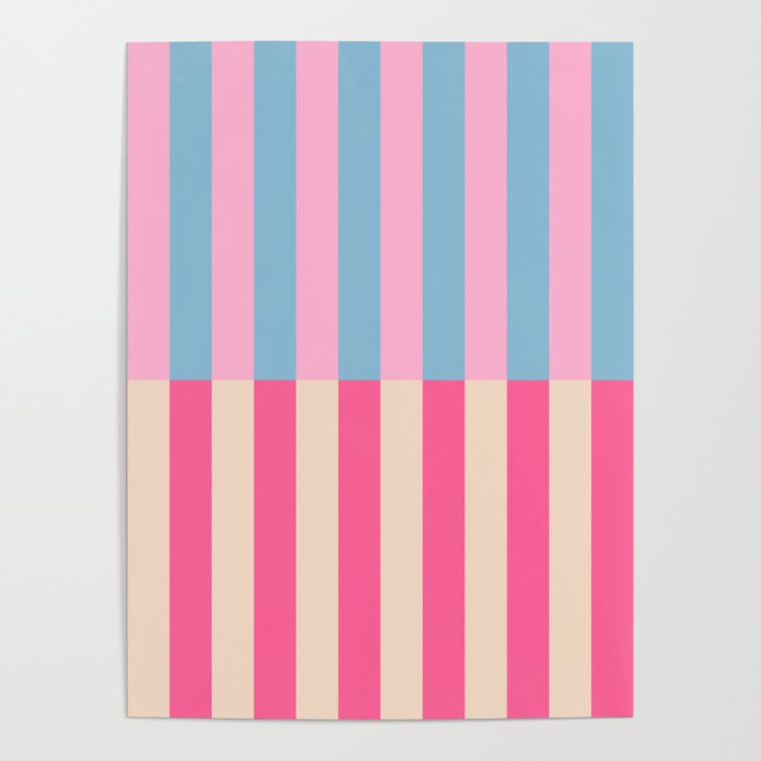 Soft pastel color block Poster Gallery Image 4