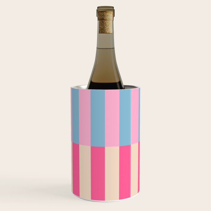 Soft pastel color block Wine Chiller Gallery Image 1