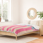 Soft pastel color block Duvet Cover Gallery Image 2